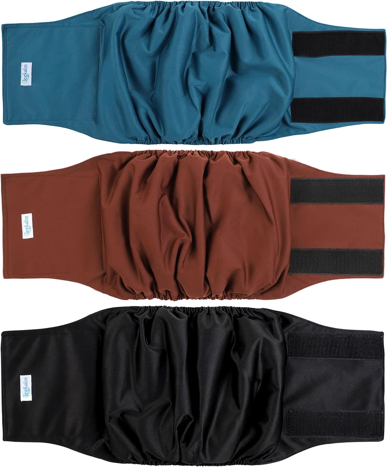 251230193637090_1 Leekalos Male?Dog?Diapers (3 Pack), High Absorbing Dog?Belly?Bands?for?Male?Dogs, Washable Reusable Dog?Male?Wraps (Bee, X-Large) - Image 1